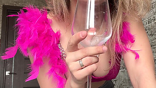 Filling My Glass with a Delicious Liquid