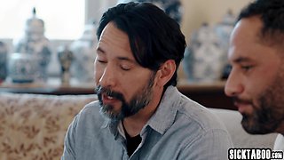 Hispanic and redhead teenage fucks stepdads