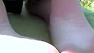 Mother Daughter Outdoor Anal Fuck with Dildo