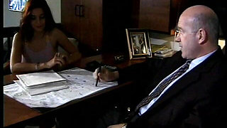 Two Big Dicks Double Penetrate the Ass and Pussy on This Gorgeous Thin Brunette