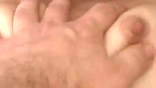 Bridgette Powell fucks herself with toys first and then sucks and rides cock