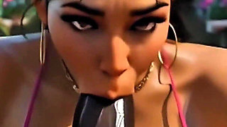 (4k) Ai 3D Animated - Big Ass Latina MILF & BBC - Doggystyle, Pronebone & Creampie (ai Visuals X)