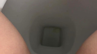Peeing in My Toilet with a Close up View of My Pussy and Stream!!