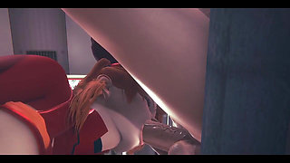 Evangelion Hentai - Asuka Hardsex in Tokyo Subway - Japanese Asian Manga Anime Film Game Porn