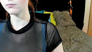 Big boobs camgirl rides her toy on webcam