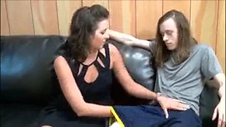Stepson fucks with her beautiful stepmom.... they enjoy these moments