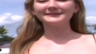 All Natural Cutie Bares All in Open Public Spots