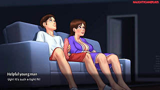 Summertime Saga part 33 By DarkCookie - Eating MILF Landlady's Huge Ass While She is in Her Bathroom
