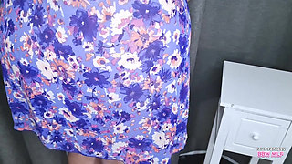 Naughty Grandma Offers You her Bra to Play With - Cheating Mature Amateur BBW Slut Mom Aunt