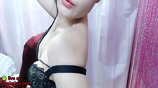Tiny korean camgirl fucks her nice pussy: Big Tits, Amateur  Babe Porn