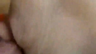 Stop It, Hubby Smells Your Cock! Big Pussy Creampie. My Lover Marks His Territory with His Stinky Tail.