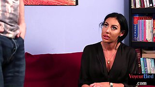 Nympho voyeur watcher teasing lad
