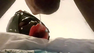 MILF with Ring Gag, Fake Lips, Mouth and Facial