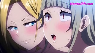 Lucky Teen Blonde Gets Horny in Anime Hentai