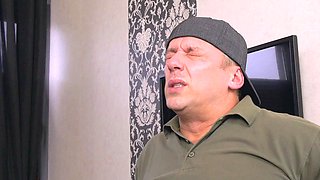 German teen is on a penis and persuades stepbrother