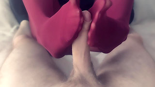 Wow, Hot Fetish Video - Pantyhose Footjob