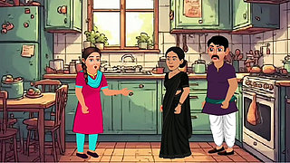 Cheating Housewife with Her Bestfriend and Her Husband