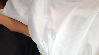 Lesbian Stepdaughters Risky Masturbation POV - Homemade Orgasm Moaning & Cum in Panties