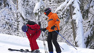 Brunette babes Andrew & Margo tease in teeny outfits