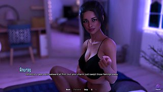 Big Ass Stepsister Seducing Me While Watching a Movie - 3D Hentai Animated Porn - Life in Santa County