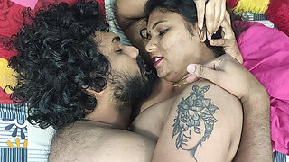 Indian Husband and Wife Hot Romance with Boobs Suck and Lip Lock Hard Sex