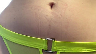 Before & After Walk: Clean to Stained Panties with Heavy Creamy Discharge