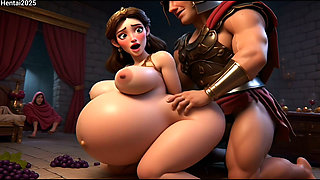 Cuckold and Pregnant Wife Compilation Of Ancient Rome Gladiator and Roman Soldier - AI generated 3d Cartoon Hentai Animation