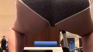 Amateur striptease and Solo masturbation
