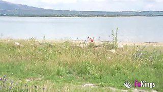 VOYEUR, I'm going to the beach and I have one intention: TO FUCK!!! I'm Luna Black X and you're going to get fucked - FAKings