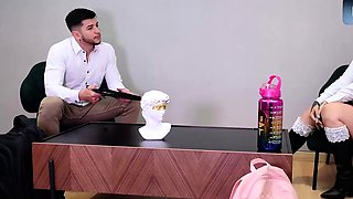 Seducing my teacher for his yummy milk. La rola. Best XXX