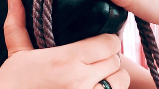 Cruel BBW Goddess Destroys Stepson CBT Boots, Deep Gagging, Anal Stretching, Sissification and Piss Drinking!