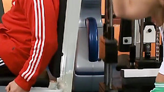 Nice Ass Brunette MILF Has Hot Sex in the Gym with Deep Penetrations