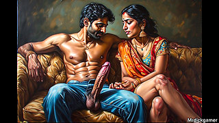 Bhabhi blowjob to her Boss in office for increment