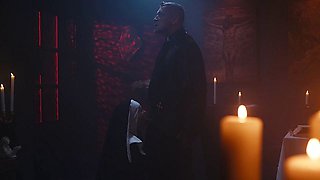 Graceful Kyoko and Steve's priest and nun clip