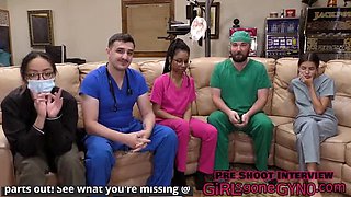 Channy Crossfire's Hot Gyno Exam - Asian Nurse Fingering Pussy in HD