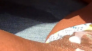 The Taboo Dip, Interracial Couple Nearly Get Caught Having a Moment at the Pool