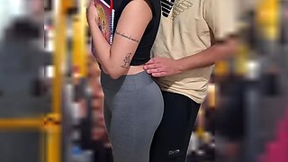 Young whore student gets fucked by an older guy right on the bus in public