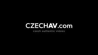 Czech Jacker 9: Tits in Rain - Wet, Tight, and Fully Exposed