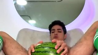 Fucking a watermelon like its your pussy