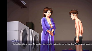 Fucking Step Mom- In The Laundry......