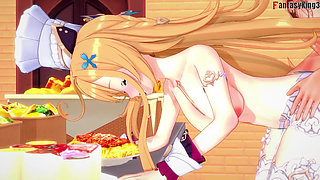 Escoffier hot sex on the kitchen - Genshin Impact