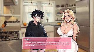 Gooncuck #7 - a Cucky Ai Porn Game - Footjob From a Therapist