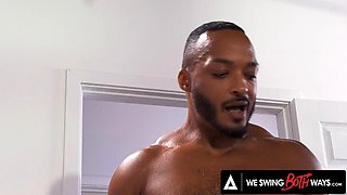 Spencer Bradley Takes Hardcore Double Penetration from Two Men in Steamy Bi Threesome