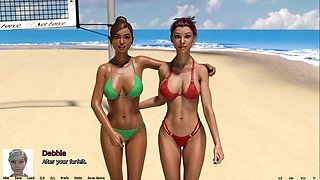 Where The Heart Is Lesbian Kiss On The Beach Ep 99