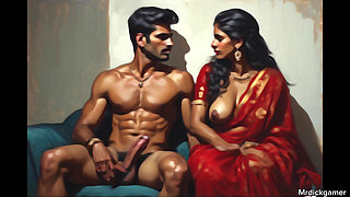 Hot sexy indian landlady lets her new neighbour fuck her