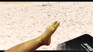 Hot Beach with Garabas and Olga