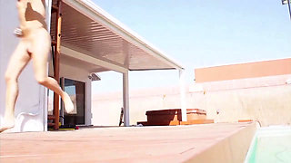 Redhead hot slut enjoys a mature big cock