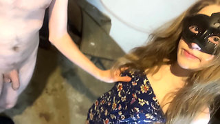 Stepbrother Fucked His Virgin Stepsister in Garage