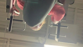 First Time Gym Orgasm!! Cumming at the Gym From an Ab Workout