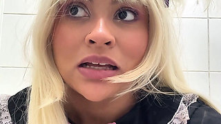 Public Toilet Farts at Cosplay Con - Gassy BBW in Cosplay